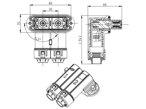 The Details of Metal Shell Connector-1033A