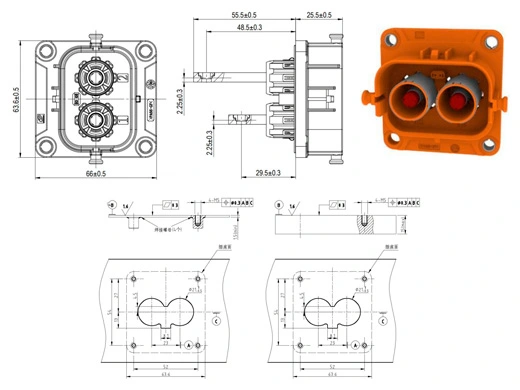 The Details of YG1079-2/3pin Series Electrical Connectors