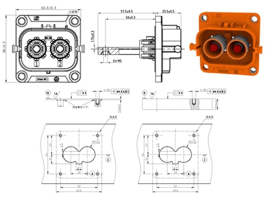 The Details of YG1079-2/3pin Series Electrical Connectors