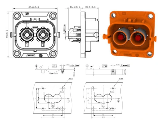 The Details of YG1079-2/3pin Series Electrical Connectors