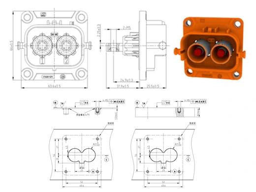 The Details of YG1079-2/3pin Series Electrical Connectors