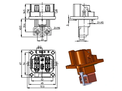 The Details of YGEV5 Series Electrical Connectors