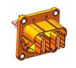 YGEV4-P2RA4 receptacle assembly