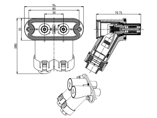 The Details of Metal Shell Connector-1033A