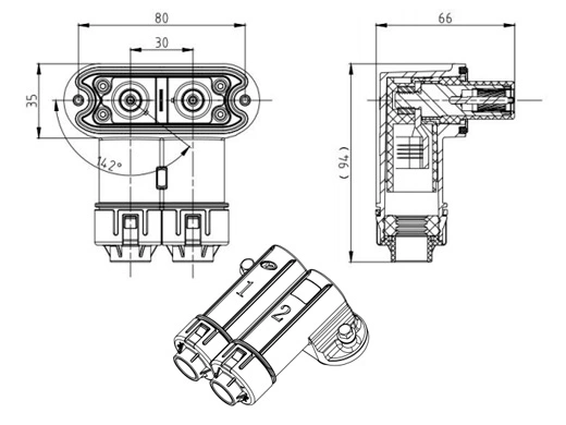 The Details of Metal Shell Connector-1033A