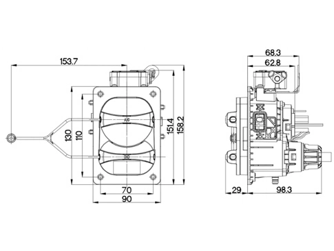 The Details of DC Vehicle Inlet （CCS2）