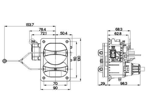 The Details of DC Vehicle Inlet （CCS2）